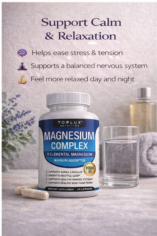 CALMR™ Triple-Form Magnesium Complex Sleep • Stress • Muscle Support