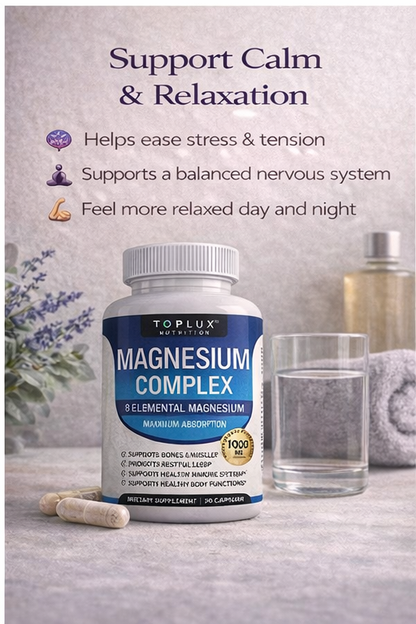 CALMR™ Triple-Form Magnesium Complex Sleep • Stress • Muscle Support